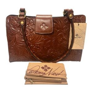 Patricia Nash Rienzo Satchel- in Florence
Embossed Leather Purse New With Tags